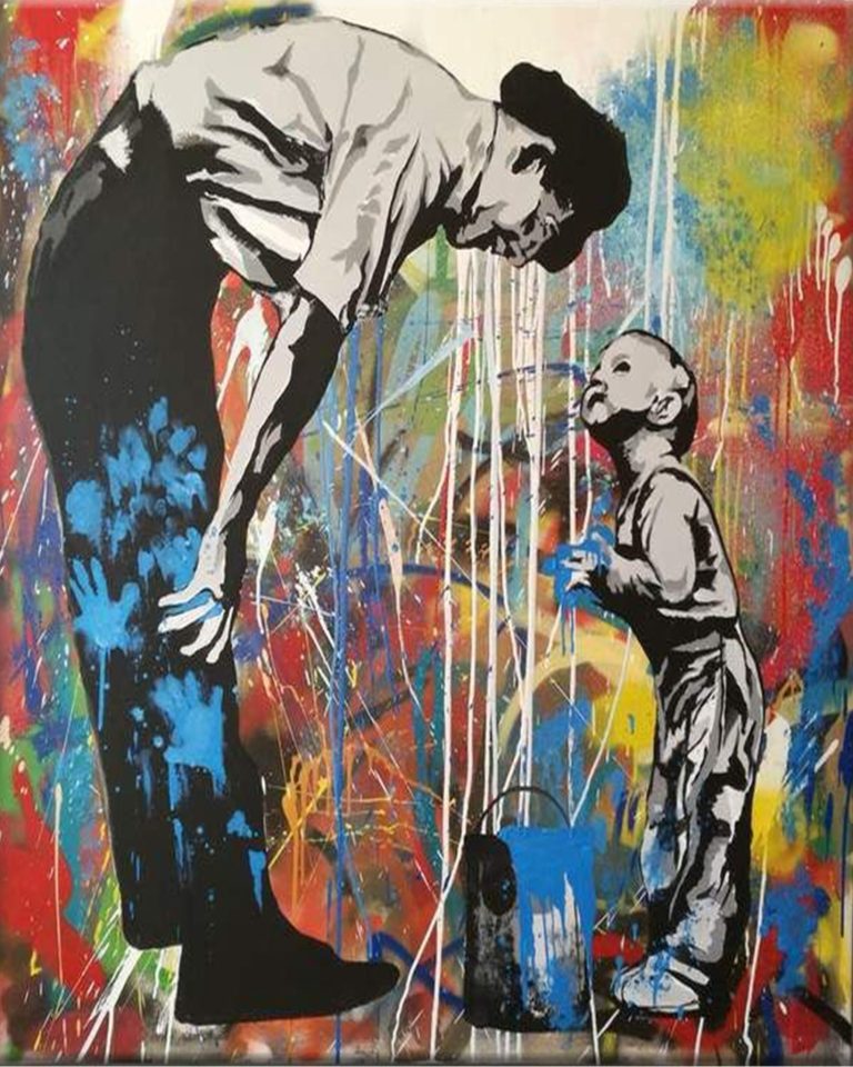 Schilderen op nummer Banksy
