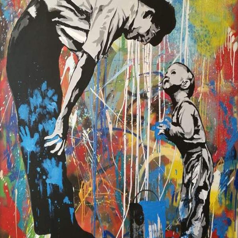 Schilderen op nummer Banksy