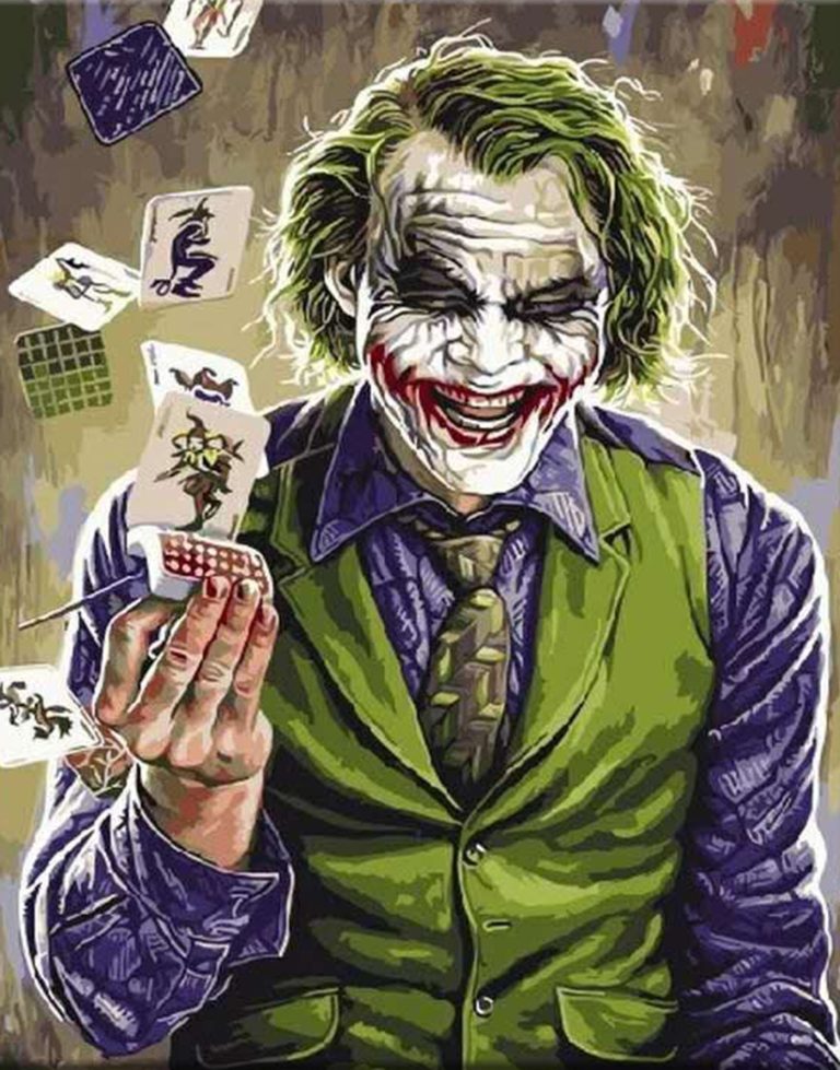 Schilderen op nummer The Joker