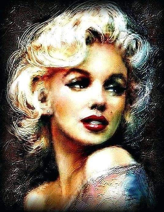 Schilderen op nummer Marilyn Monroe
